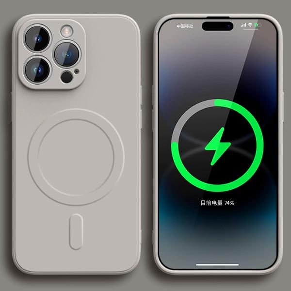 Original Liquid Silicone For Magsafe Wireless Charge Magnetic Case for iPhone 16 15 14 Plus 13 12 11 Pro X XR XS Max Soft Cover