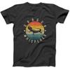 Bearded Dragon Whisperer Vintage Sunset Lizard Reptile T-Shirt Black