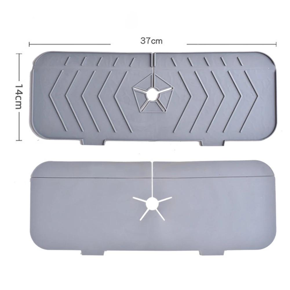 Faucet Splash Water Drainer Anti-Spray Sink Splash Drainer Protector Waterproof Faucet Handle Drip Catcher Tray Kitchen Supplies