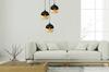 HANGING CEILING LAMP, GLASS PLAFON, LED LAMP