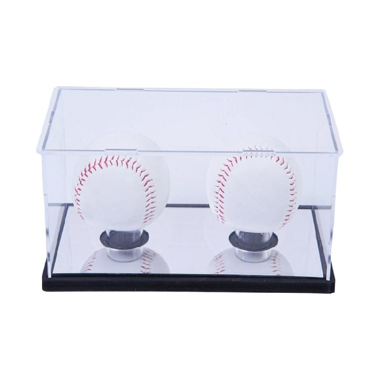 Acrylic Square Baseball Holder Clear Display Box Baseball Display Case Autographed Baseball Clear Display Case
