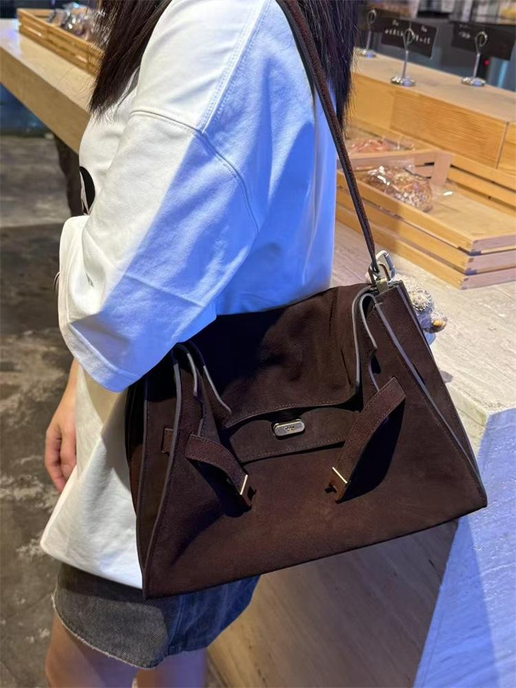 Høykvalitets utenrikshandel semsket damevesker, allsidige trend skinn damevesker, skulder messenger-vesker, store merker, Pingti grenseoverskridende