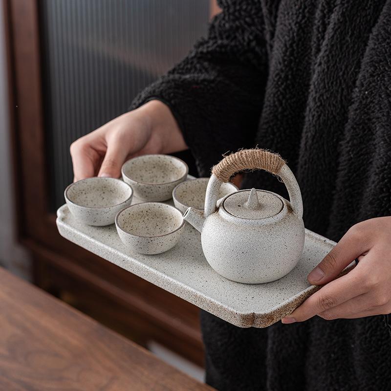 Light Luxury Kung Fu Tea Set Gift Box Set, a Pot of 24 Cups of Tea Tray, Business Gifts for Customers