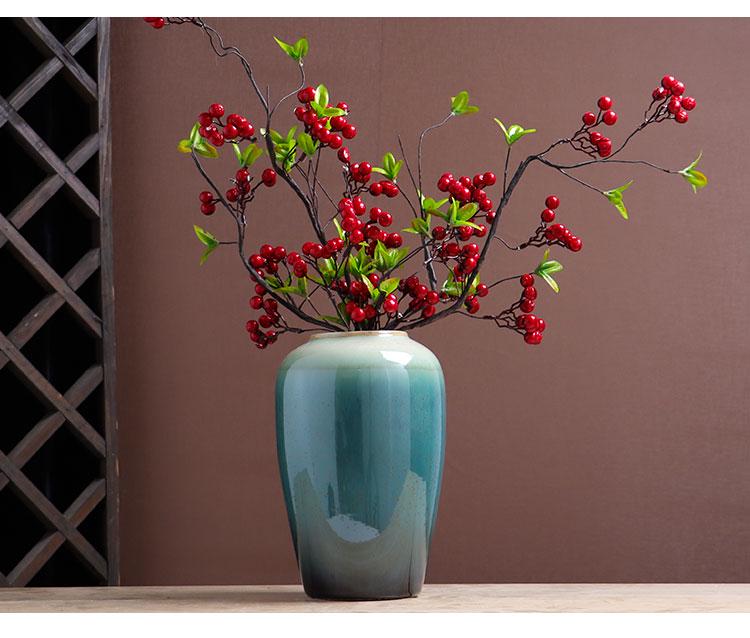 Nordic Minimalist Ceramic Flower Vase for Dining & Living Room Decor