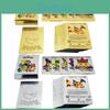 Shiny Pokemon Cards Metal Gold Energy Card Collection Featuring Charizard And Pikachu