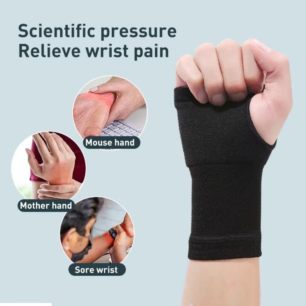 Breathable Wrist Protector Bands Elastic Wristband Sweatband Wrist Brace  Outdoor Sports