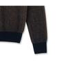 IOLO Two-Tone Ribbed Half Mock Neck_Navy