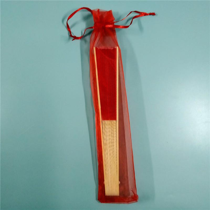 White Handheld Fans Cloth Fans Bamboo Folding Fans for Wedding Decoration, Church Wedding Gifts, Party Favors, DIY Decoration