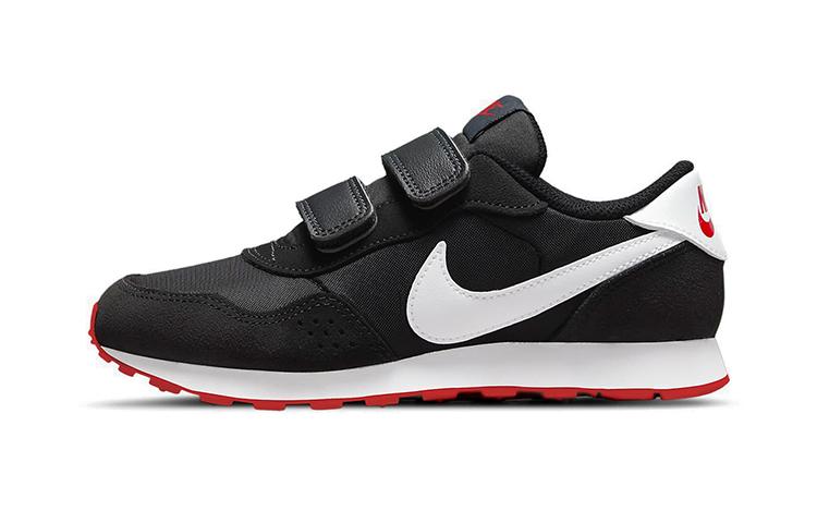 

Nike MD Valiant Hook and loop Low top Running Shoes Black White Red Children Aged 3 7 Years Old CN8559-016 28