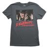 A Nightmare On Elm Street New Adult T-Shirt - Freddy Smiling In Warehouse Above