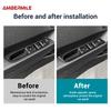 AMBERMILE for Mini Cooper S F65 2024 2025 Car Door Window Lift Switch Frame Interior Soft Carbon Fiber Sticker Panel LHD RHD pwaxk99