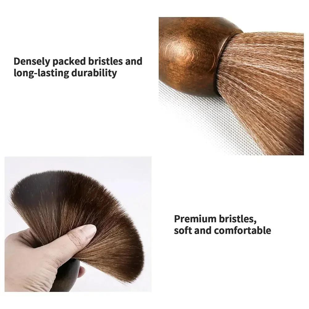 Anti-static Soft Fur Camphorwood Cleaning Brush Sweep For CD LP Vinyl Turntable Player Computer Keyboard Dustproof Accessories