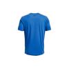 Under Armour Casual Crew Neck Sports Breathable Loose Straight Short Sleeve T-Shirt Men Tops Bright-Blue 1326849-787