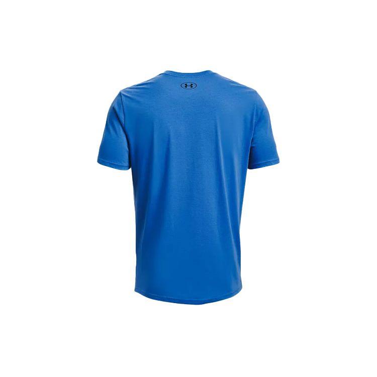 Under Armour Casual Crew Neck Sports Breathable Loose Straight Short Sleeve T-Shirt Men Tops Bright-Blue 1326849-787