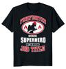 NEW LIMITED Firefighter Superhero Official Funny Novelty Tee