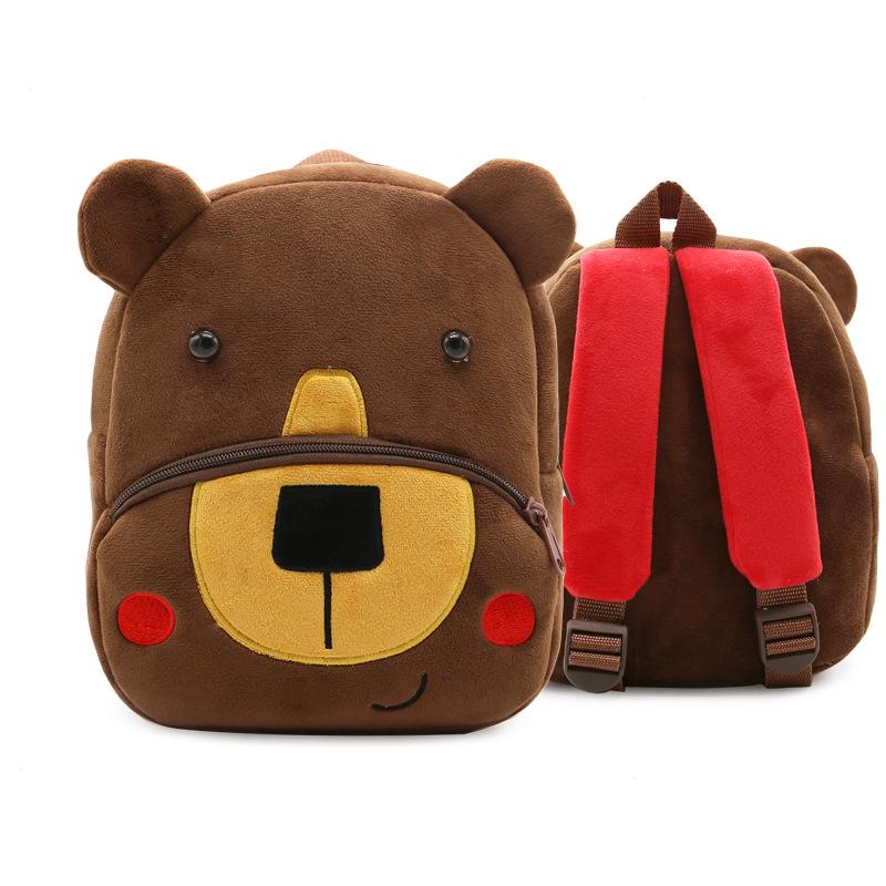 Boys Girls Backpack Cute Animal Big Mouth Dinosaur Children Plush Backpack Kindergarten School Bag