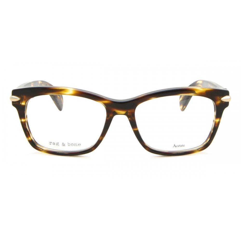 

Rag Bone Rnb3004 Wr9 Women Eyeglasses Dark Tortoise/50