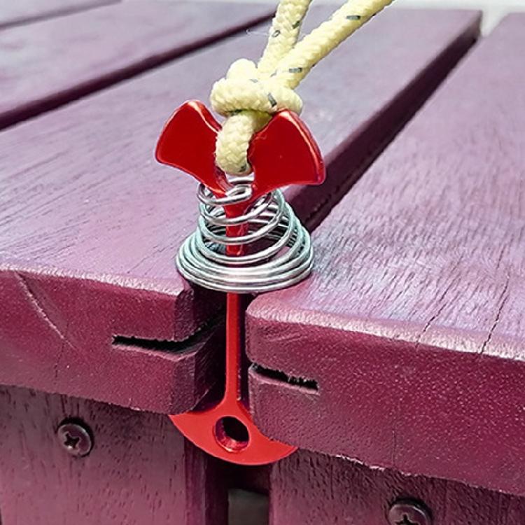 Fishbone Deck Anchors Peg Tents Tensioner for Outdoor Camping Hiking Easy to Use