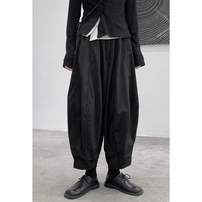 Casual Pants Women Loose Balloon Pants Wide Leg Cropped Harem Pants Radish Pants Spring Autumn Casual
