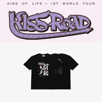 KISS OF LIFE 1st World Tour KISS ROAD T-shirt