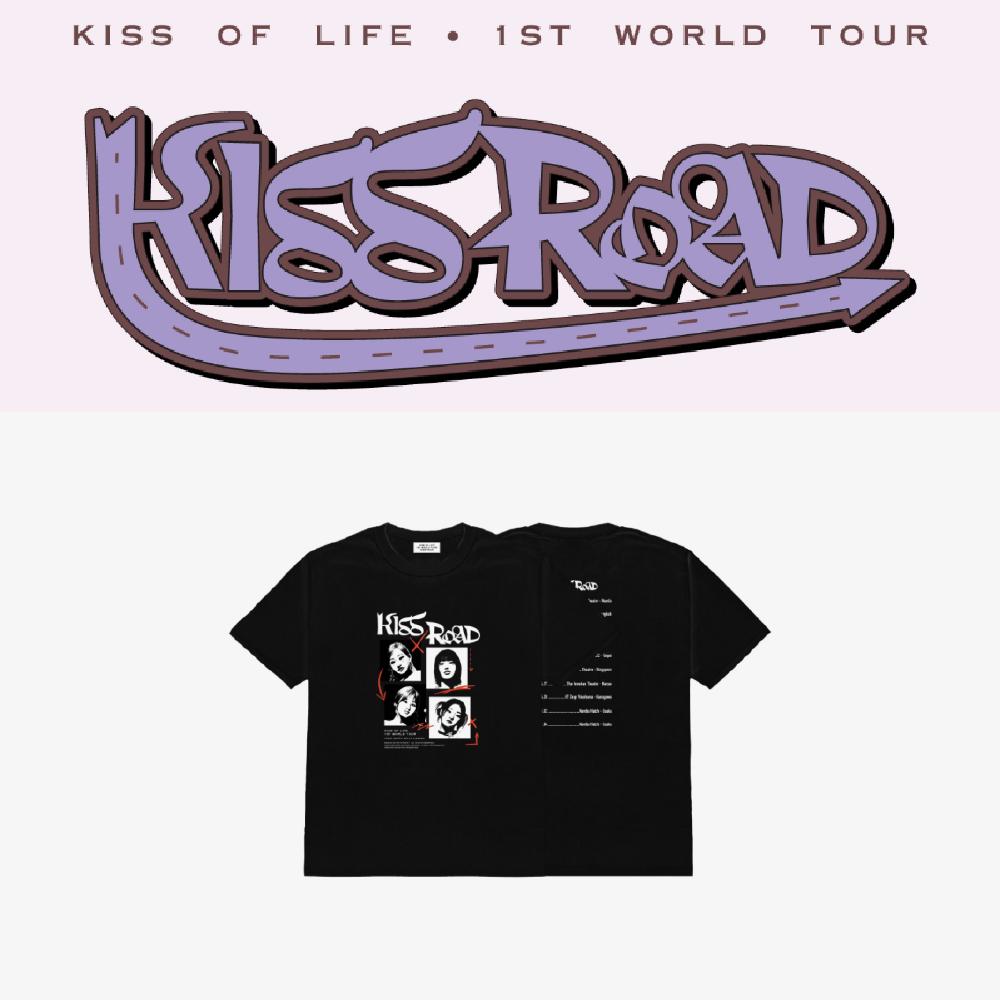 

KISS OF LIFE 1st World Tour KISS ROAD T-shirt