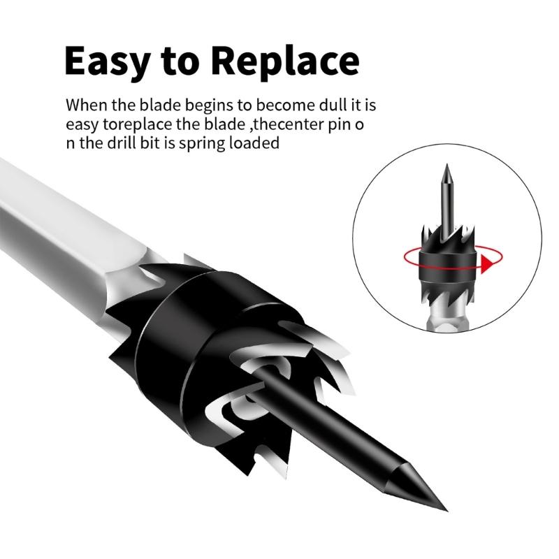 Professional Spots Weld Remover Drill Bit for Efficient Removal of Welding Marks On Metal Hexagonal Shank