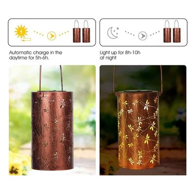 Solar Hanging Light Landscape Light IP65 Waterproof Solar Lantern Auto On/Off Decorative Solar Lights for Garden Yard Patio