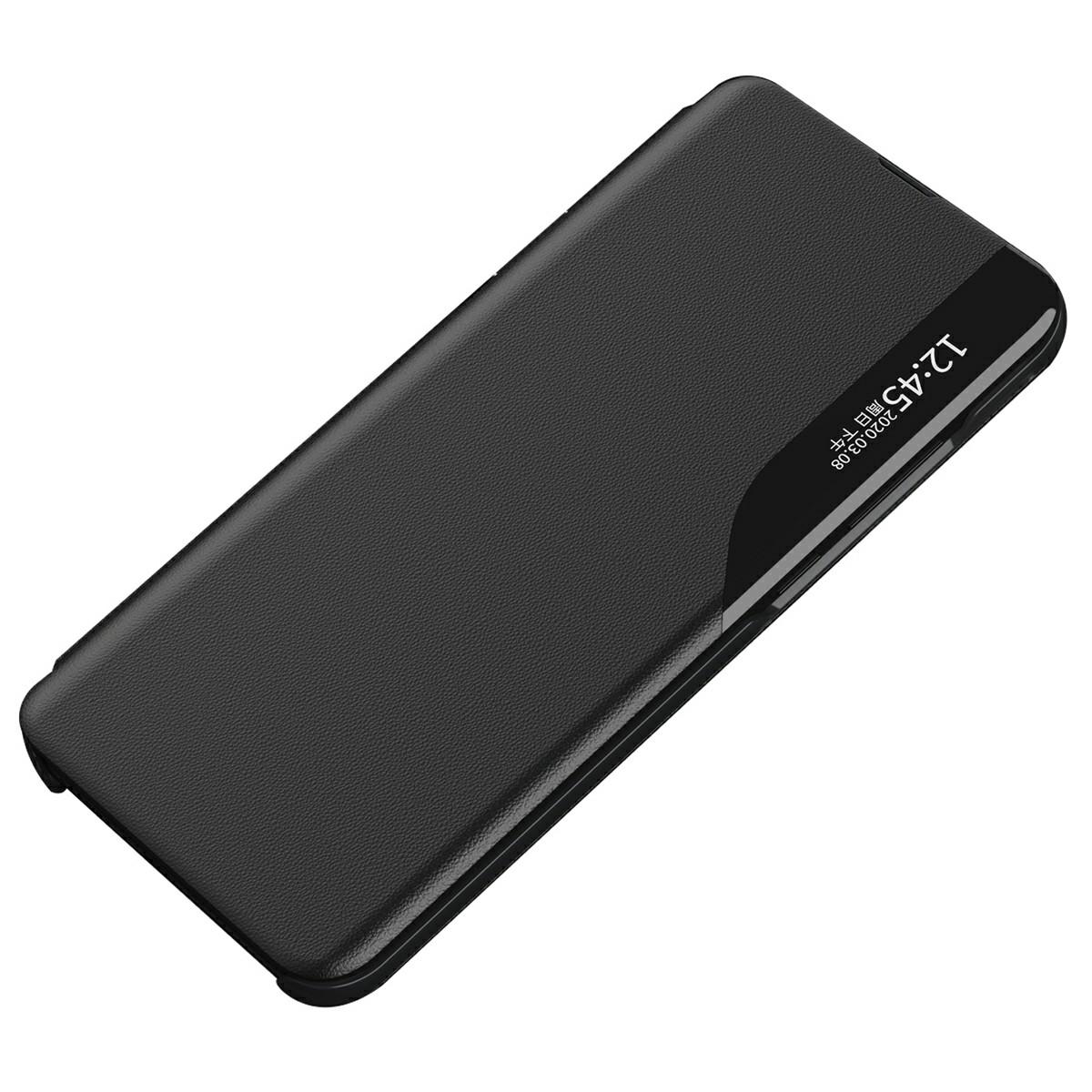 

For Samsung Galaxy S25+ Case Stand Full Protection Leather Phone Cover Black