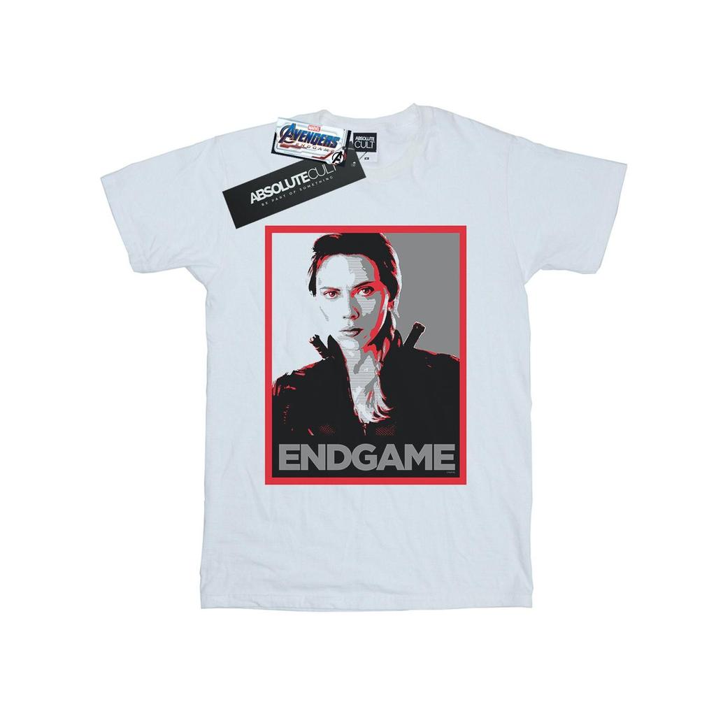Marvel Mens Avengers Endgame Black Widow Poster T-Shirt