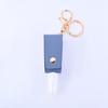 T-Shaped Leather Hand Sanitizer & Perfume Keychain Case with Spray Bottle
