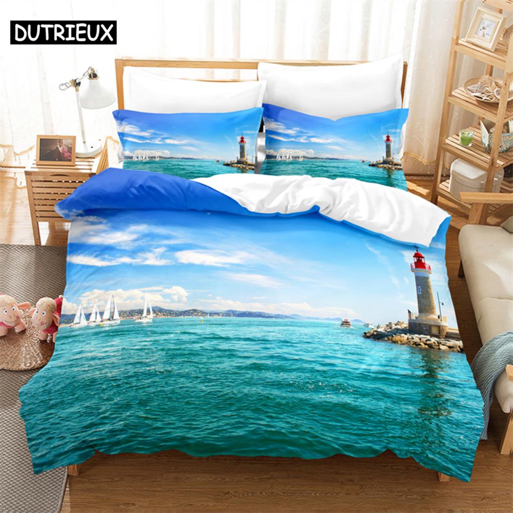 Beautiful Scenery Bedding Set Duvet Cover Set 3d Bedding Digital Printing Bed Linen Queen Size Bedding Set Fashion Design