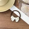 1pc Butterfly knot, hair rope, hair loop, temperament, rubber band, tied hair, high ponytail, rope, meatball headband, headwear