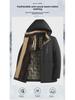 Graphene Cotton Mid-Length Winter Jacket for Men 2024 – Ideal for Middle-Aged & Elderly, Plus Velvet Thick Dad Wear
