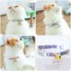 1PC Beauty Pet Cat Collar With Bell Pendant Adjustable Safety Dog Cat Necklace Personalized Kitten Collar Small Dog Accessory
