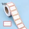 Precision Die-cut Stickers 1000 Pcs Label for Organization, Color Coding Self-Adhesive Name Tags, Easy Clean Peel Off Red & Blue Removable Labels File