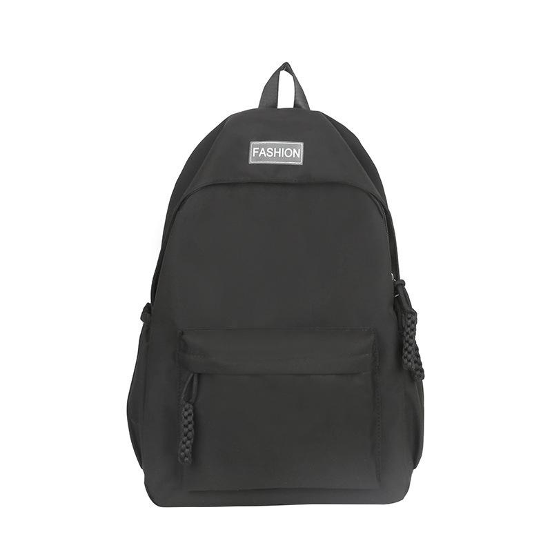 Backpack Female Junior High School High School Student School Bag Ins Japanese Simple Versatile Large Capacity Travel Backpack Male