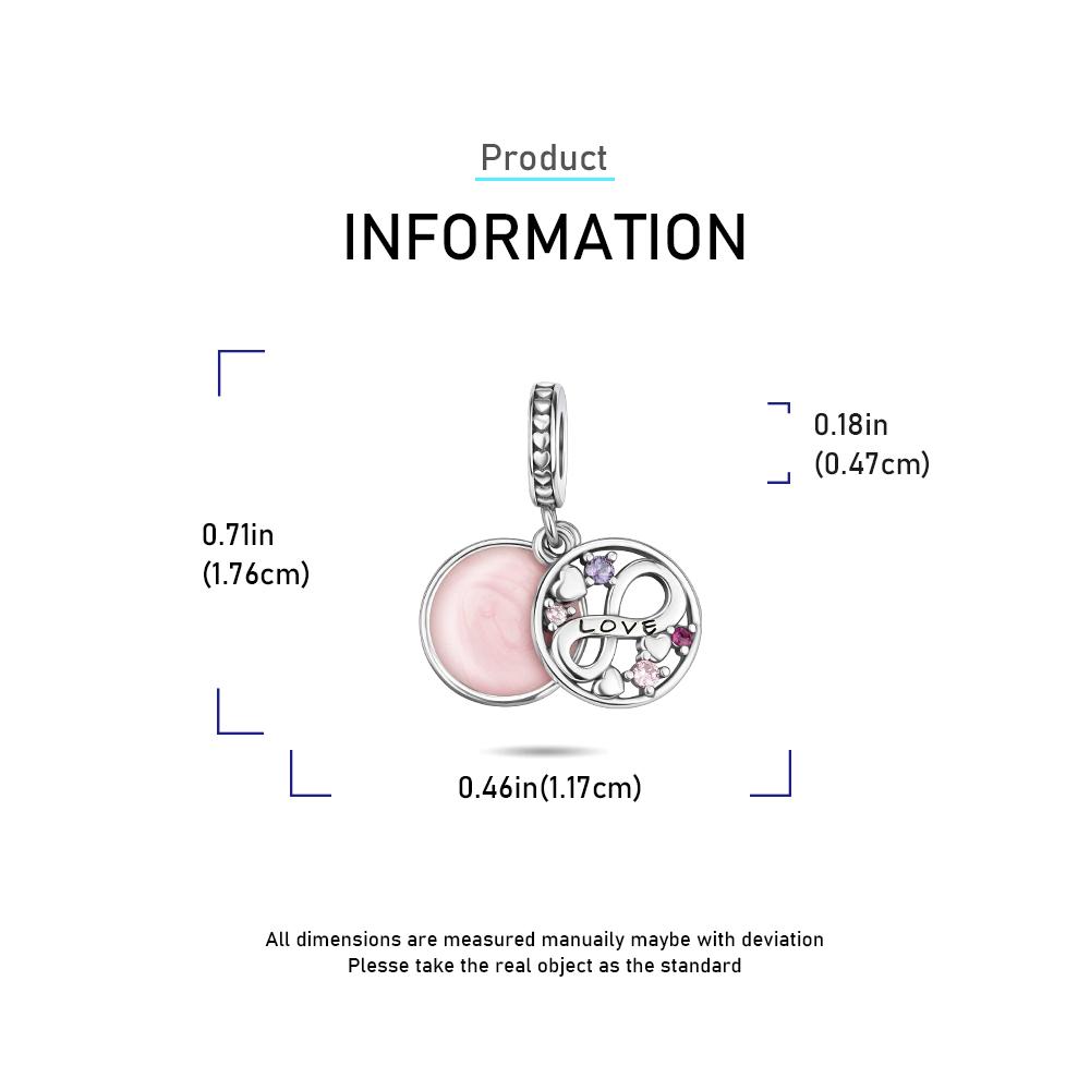 Romantic Heart Rabbit Eternal Love Copper Plated For Charms Copper Plated Original Bracelet For Jewelry Making