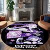 1pc KPop Demon Hunters30 Design Printed Area Round Carpet for Bedroom Living Room Home Decor Rugs Mat Non Slip Mat Rug for Bedside