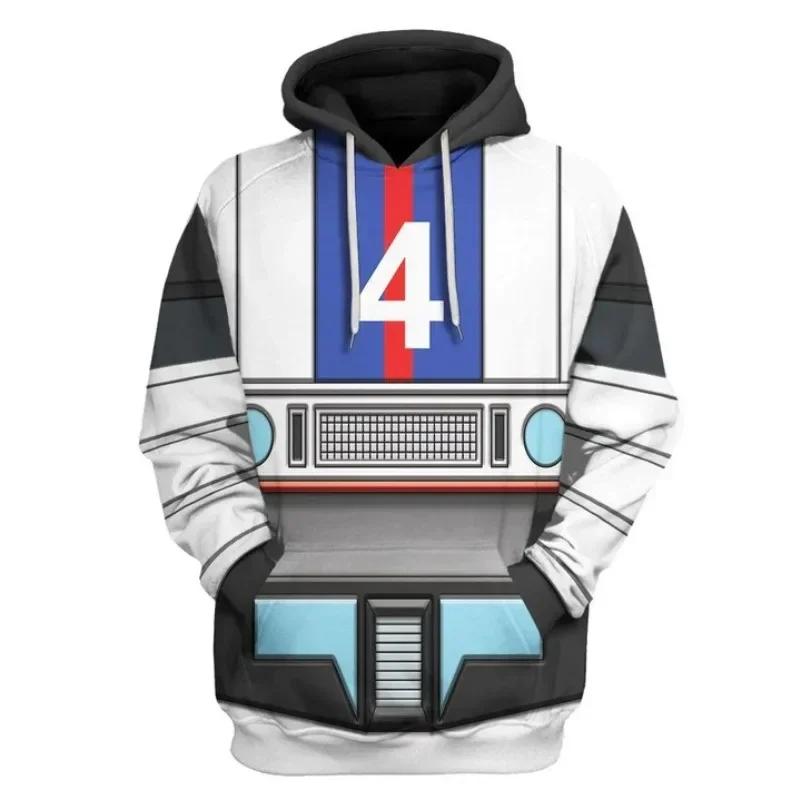 cosplay transformers optimus prime bumblebee movie peripherals 3d print trend men's sweatshirt hoodie