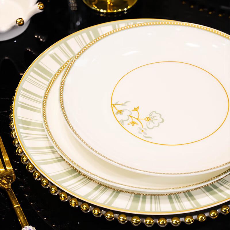 Moda Lanca 39-Piece Chinese Ceramic Dinnerware Set for 8