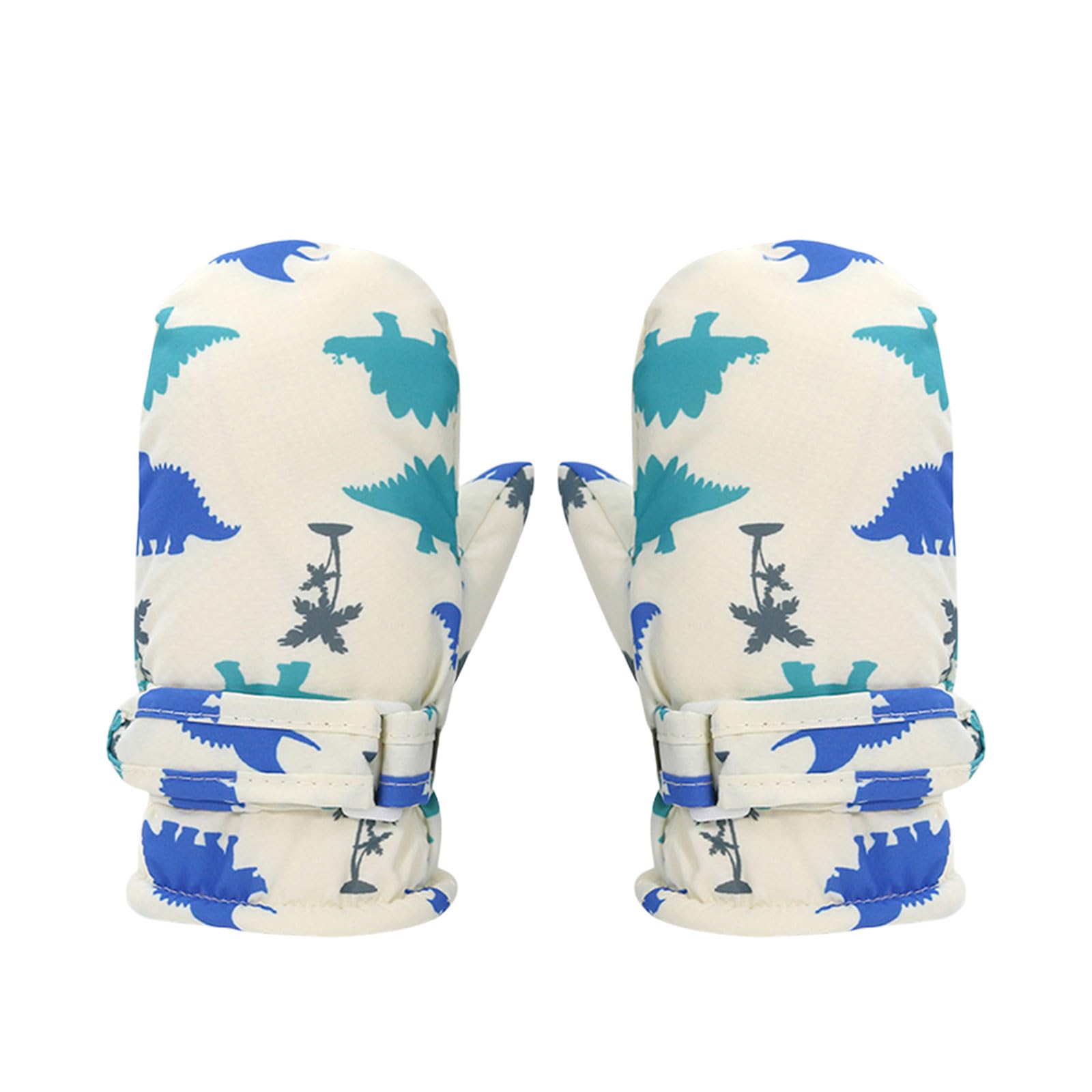 

Tidyworm Baby Cold Baby Gloves for Snow Cute Dinosaur Mittens for Boys and Cold Outdoor Activities Size Ages Mittens, Winter, Protection, Waterproof, бежевый