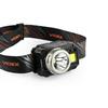 Latarka Czołowa Taktyczna Led 5W + Cob Akumulator Na 30H 550Lm Zasięg 130 M Ip65  Vlf-H075C Videx