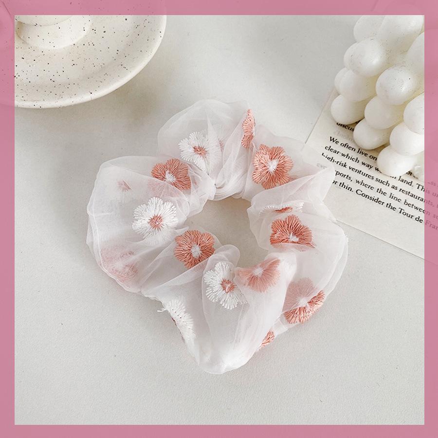 Korean JK College Style Hair Accessories Set: Cute Hair Ring, Headband, Rubber Band, and Large Intestine Hair Rope