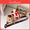 Plush Capybara Bag Cartoon Wear Clothes Skew Bag Girl Children Holiday Doll Gift