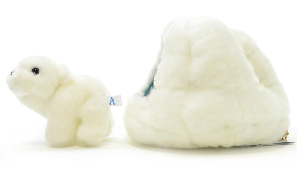 AQUA Plush Toy Marine Eskimo House Mini Polar Bear 00130123
