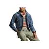 Polo Ralph Lauren SS24 Pocket Short Casual Loose Long Sleeve Denim Jacket Men Jackets Indigo MNPOOTW16021373-400