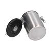 Stainless Steel Coffee Canisters with Calendar Wheel Exhaustable Coffee Jar for Home Coffee Shop