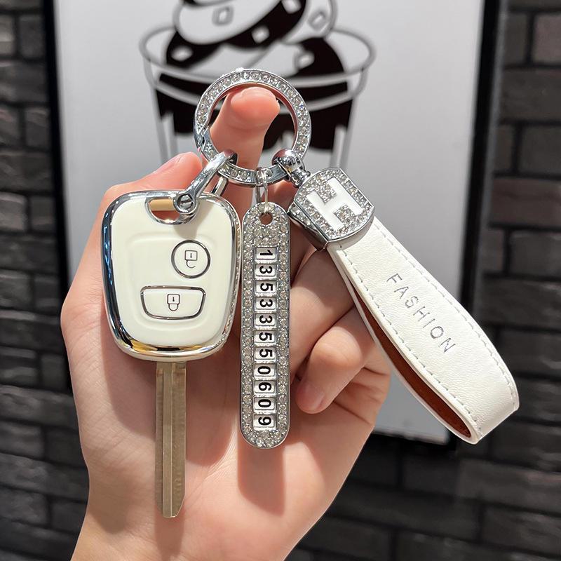 Protective Cover for Original Dongfeng Peugeot Straight Car Key. Suitable for Peugeot 206, 207, 307 Remote Control Keys.