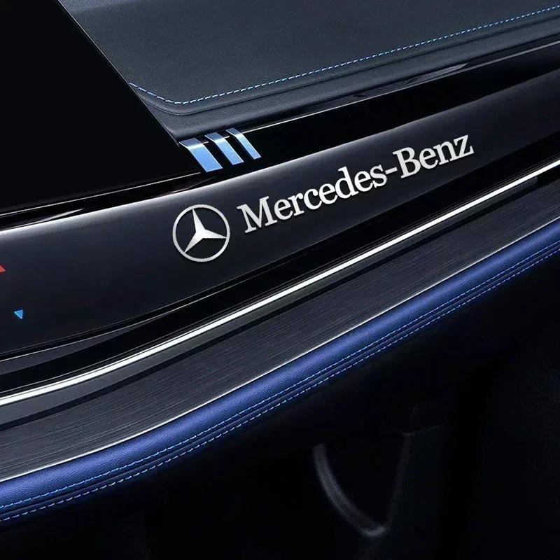 CRO1 4/10pcs Mini Metal emblem Car Stickers For Mercedes Benz AMG W212 W204 W211W168 W213 W205 W210 W124
