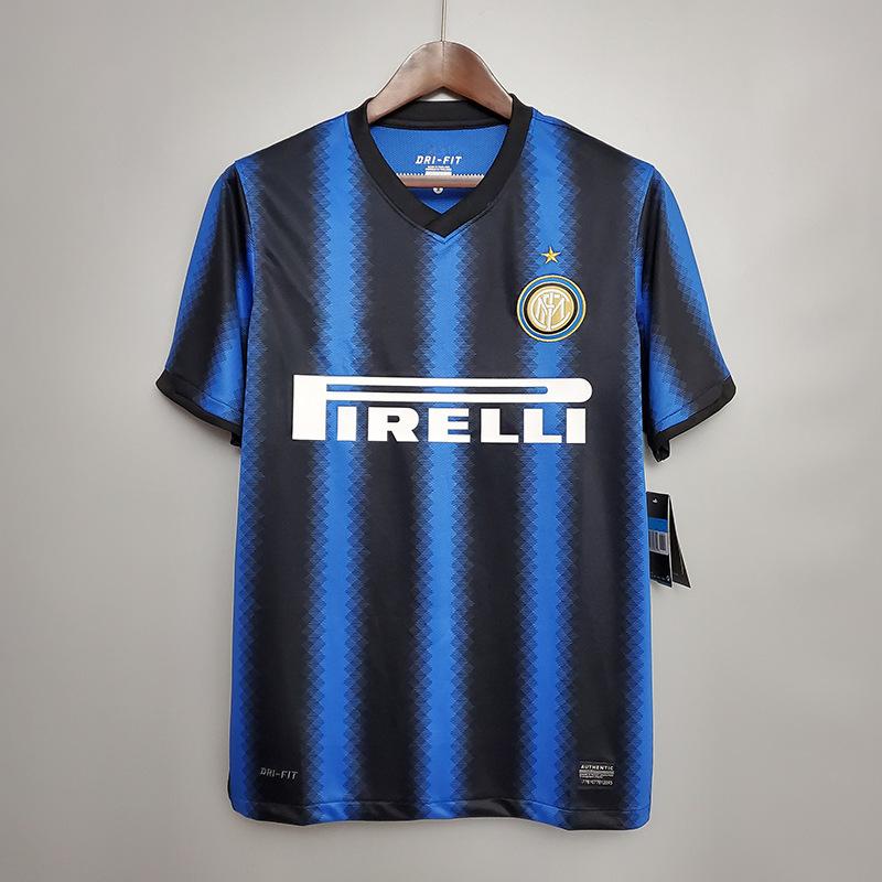 9798 Serie A Inter Mailand Heimfußballtrikot Nr.. 10 Groß Rosa Morano Djokav Retro-Trikot